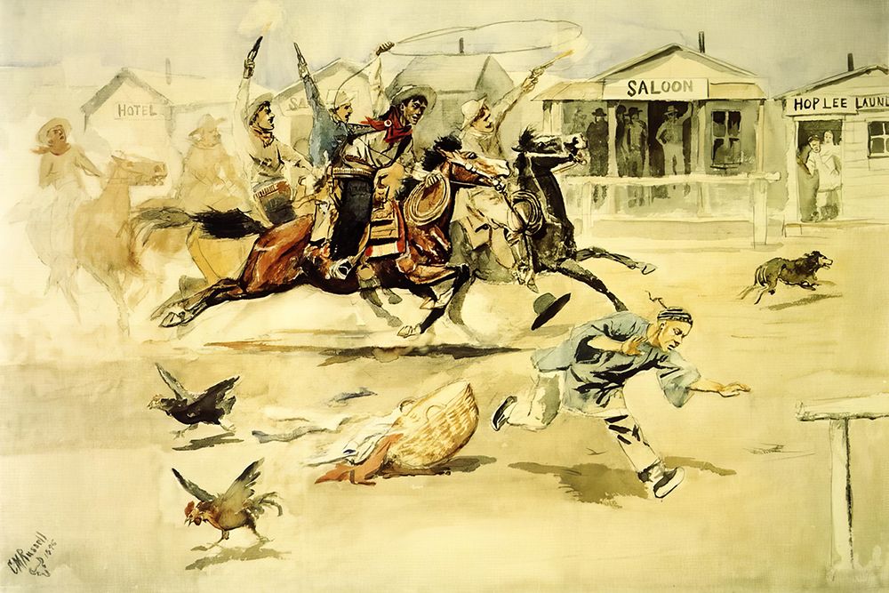 Whooping it Up 1895 art print by Charles Marion Russell for $57.95 CAD
