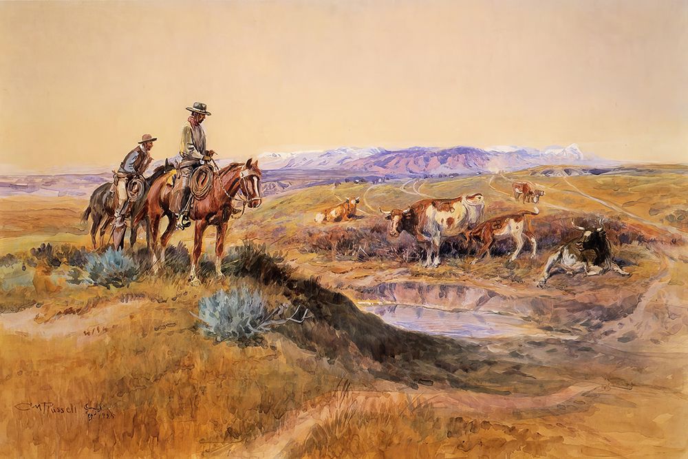 Worked Over 1925 art print by Charles Marion Russell for $57.95 CAD