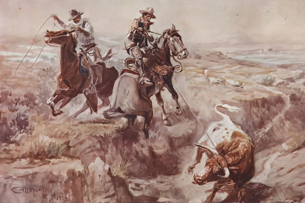 Wound Up art print by Charles Marion Russell for $57.95 CAD