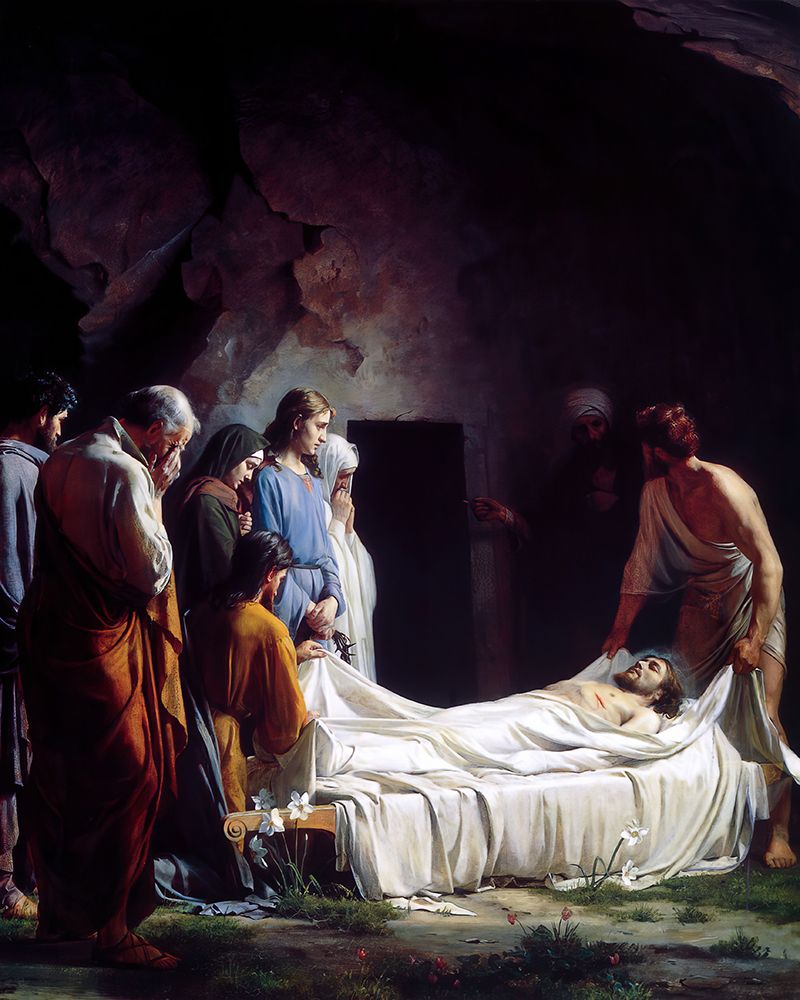 Burial of Christ art print by Carl Bloch for $57.95 CAD