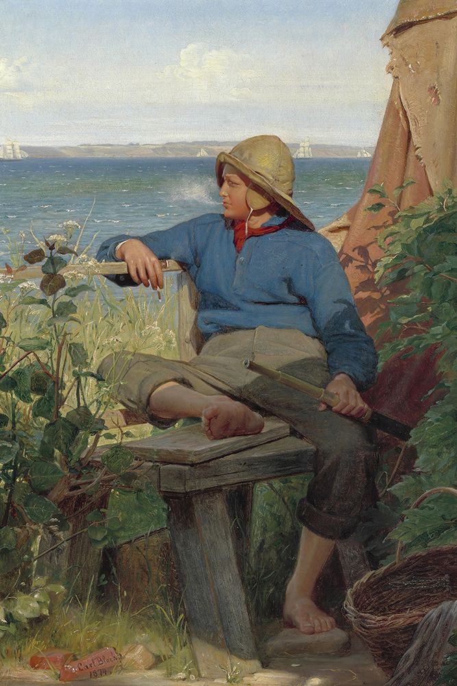 The Sailor 1874 art print by Carl Bloch for $57.95 CAD