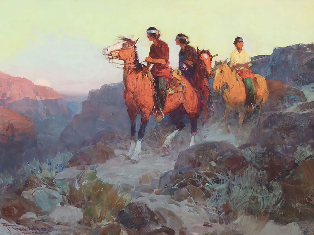 The Close of Day art print by Frank Tenney Johnson for $57.95 CAD