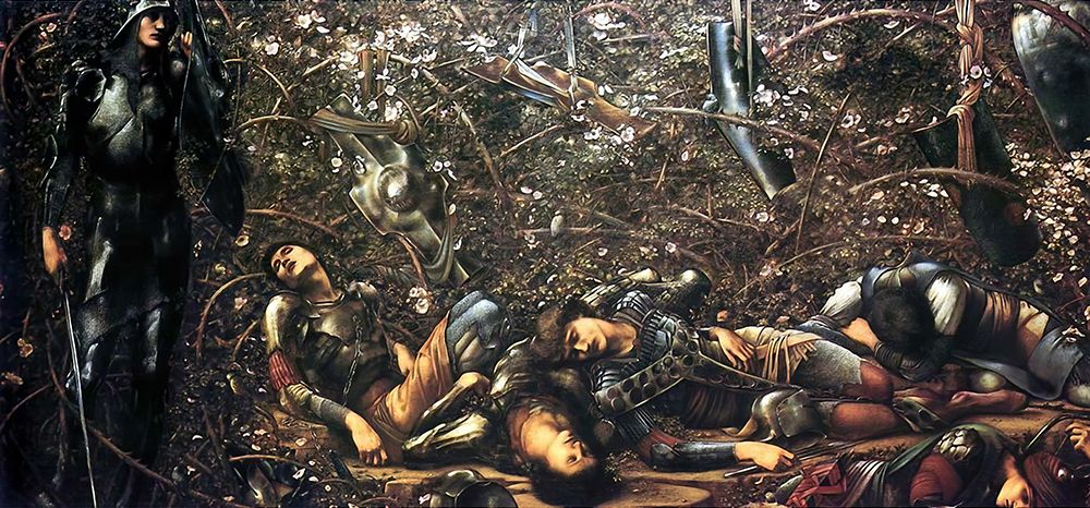 Briar Wood 1898 art print by Edward Burne-Jones for $57.95 CAD