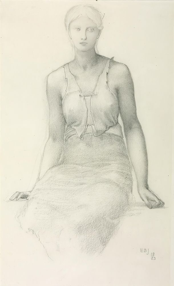 Study for King Copethua art print by Edward Burne-Jones for $57.95 CAD