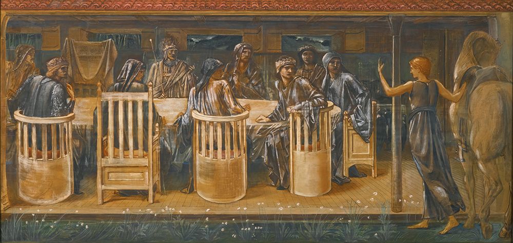 The Summons art print by Edward Burne-Jones for $57.95 CAD
