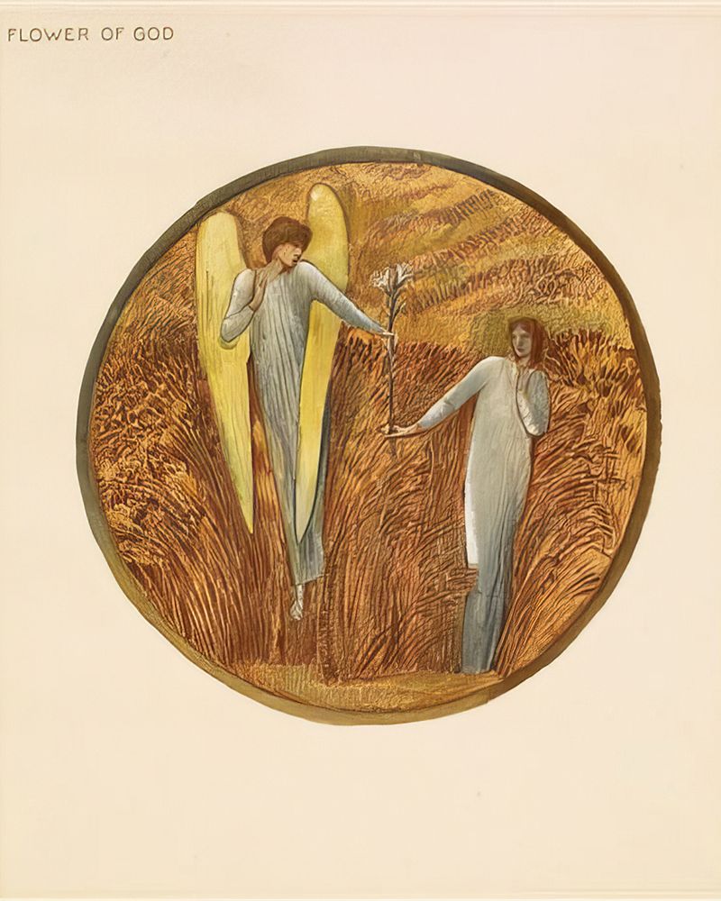 The Flower Book Flower of God 1905 art print by Edward BurneΓÇôJones for $57.95 CAD
