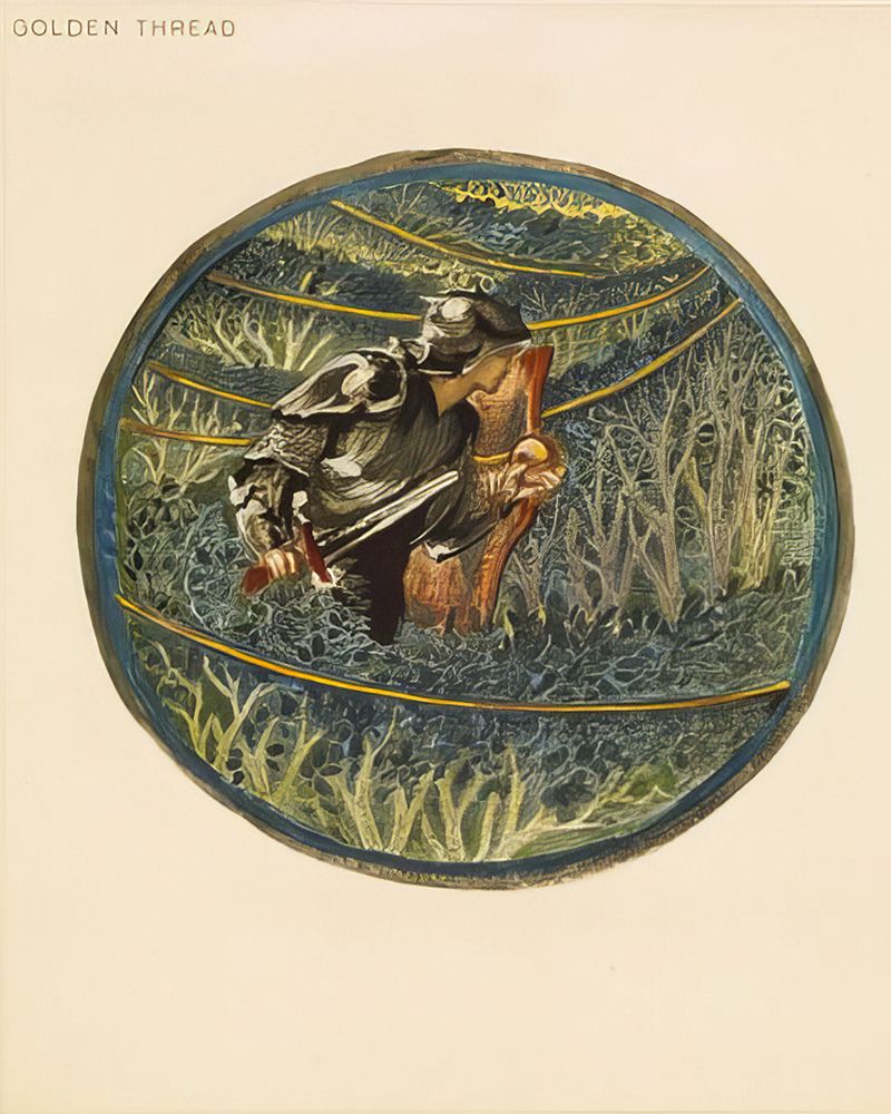 The Flower Book Golden Thread 1905 art print by Edward BurneΓÇôJones for $57.95 CAD