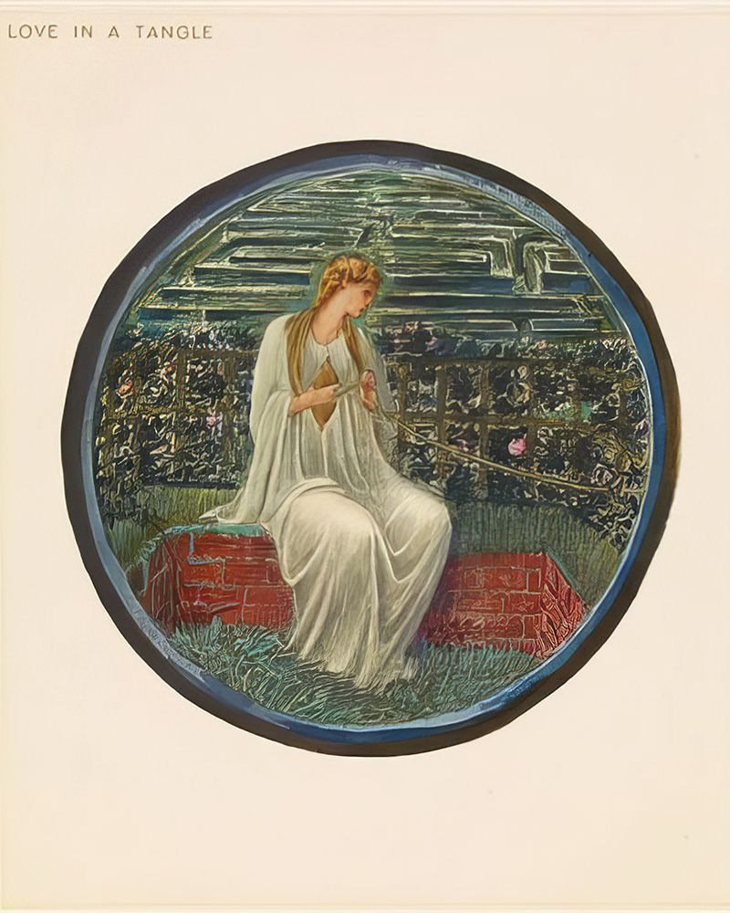 The Flower Book Love in a Tangle 1905 art print by Edward BurneΓÇôJones for $57.95 CAD