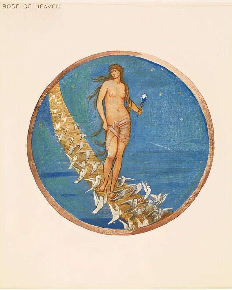 The Flower Book Rose of Heaven 1905 art print by Edward Burne-Jones for $57.95 CAD