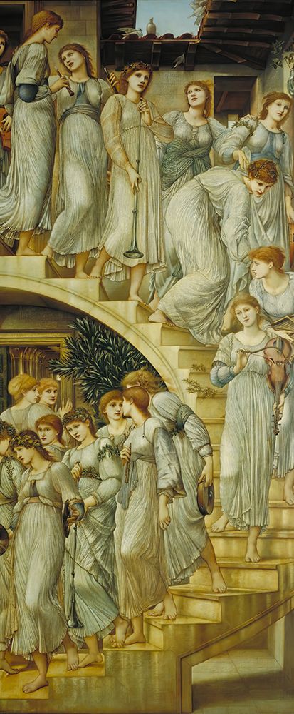 The Golden Stairs 1880 art print by Edward Burne-Jones for $57.95 CAD