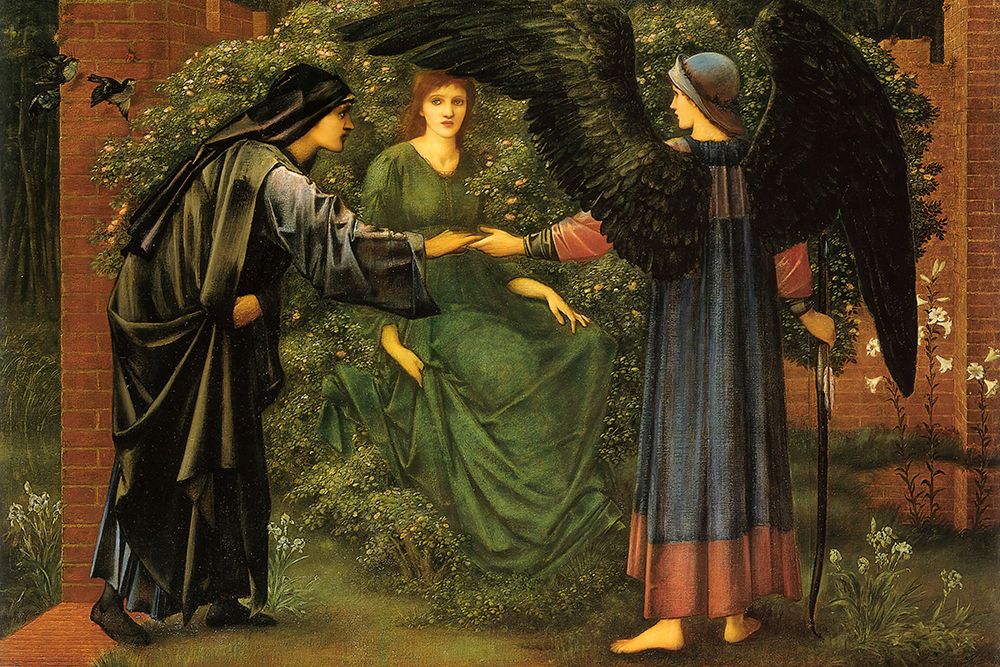 The Heart of the Rose 1889 art print by Edward BurneΓÇôJones for $57.95 CAD