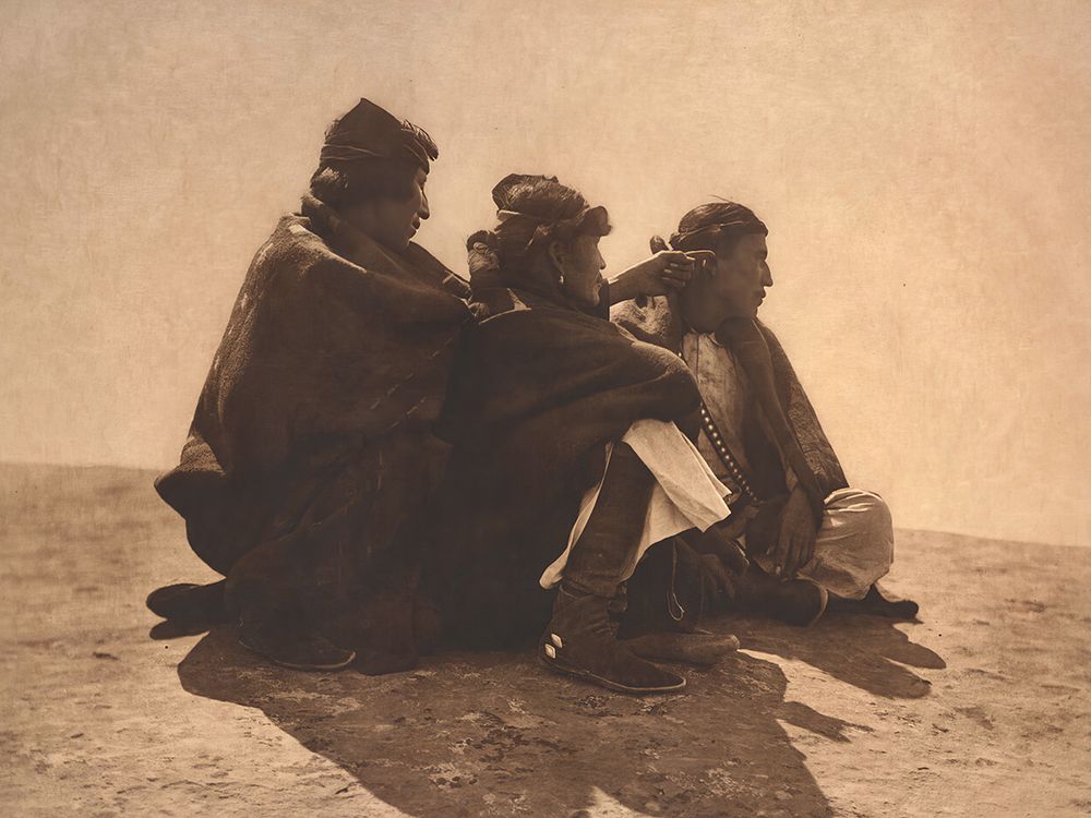 A Point of Interest - Navaho 1904 art print by Edward S. Curtis for $57.95 CAD