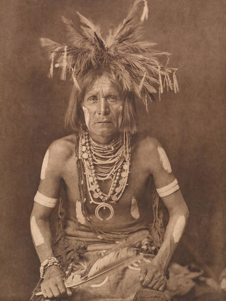 A Snake Priest 1900 art print by Edward S. Curtis for $57.95 CAD