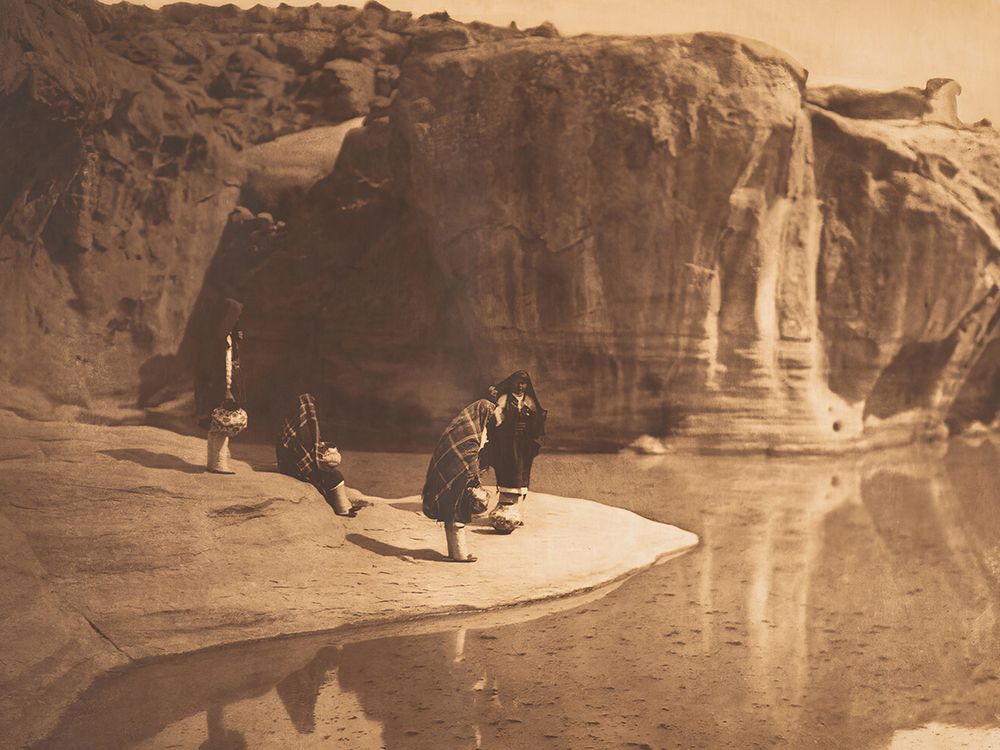Acoma Water Carriers 1904 art print by Edward S Curtis for $57.95 CAD