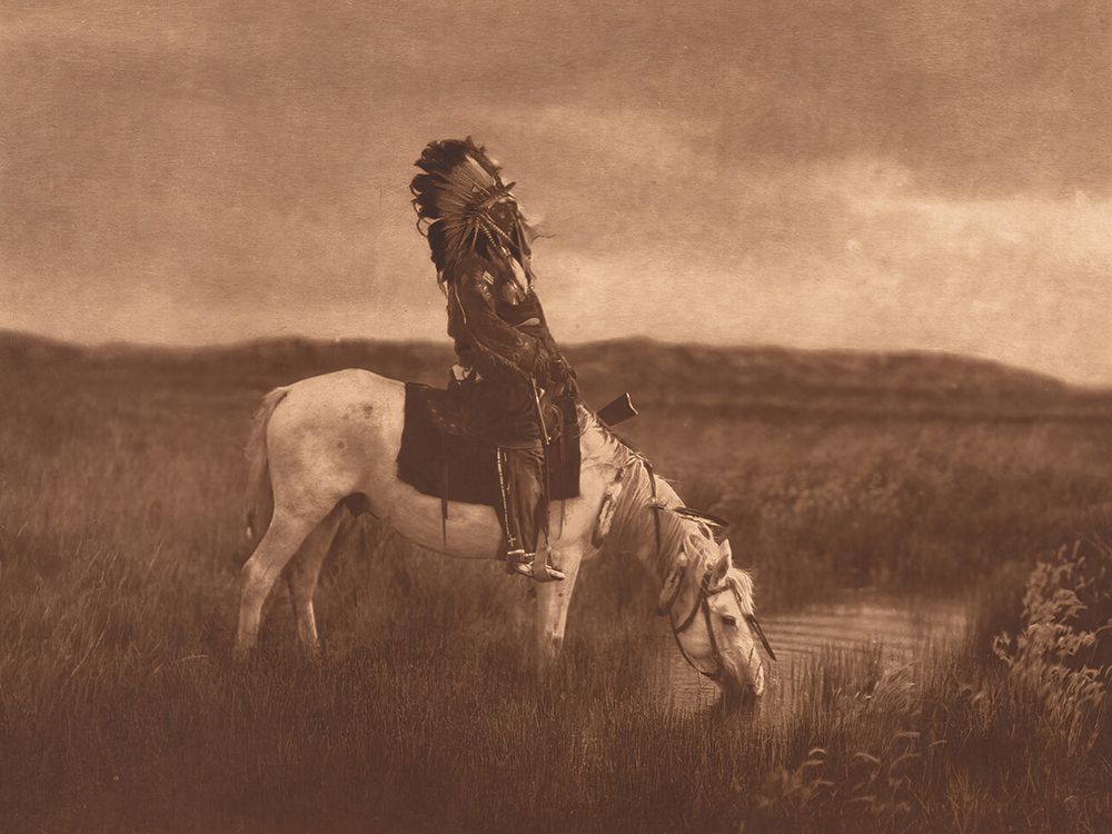 An Oasis in the Bad Lands 1907 art print by Edward S Curtis for $57.95 CAD