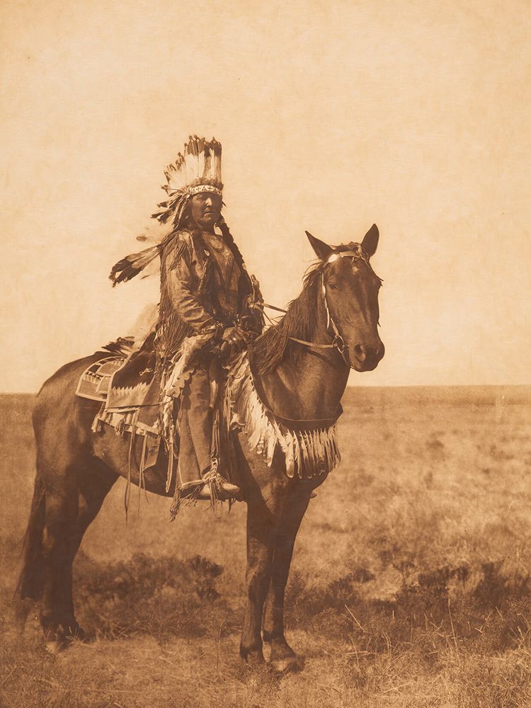 Black Man - Arapaho 1927 art print by Edward S Curtis for $57.95 CAD