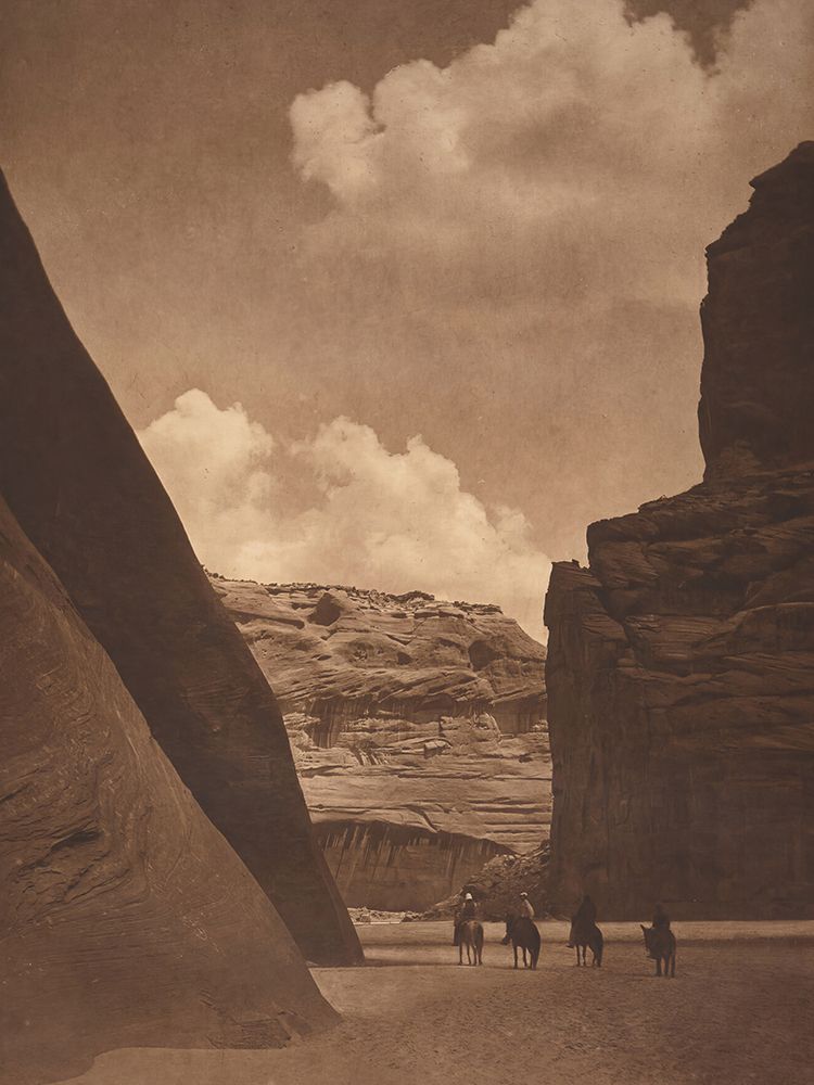 Canyon del Muerto - Navaho 1906 art print by Edward S Curtis for $57.95 CAD