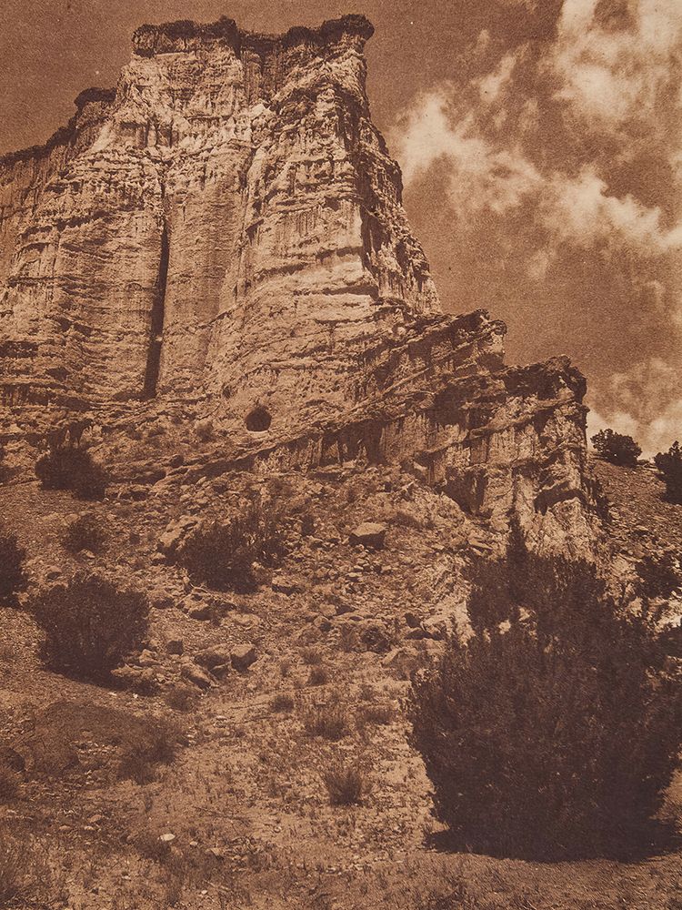 Cave-dwellings near Jemez 1925 art print by Edward S Curtis for $57.95 CAD
