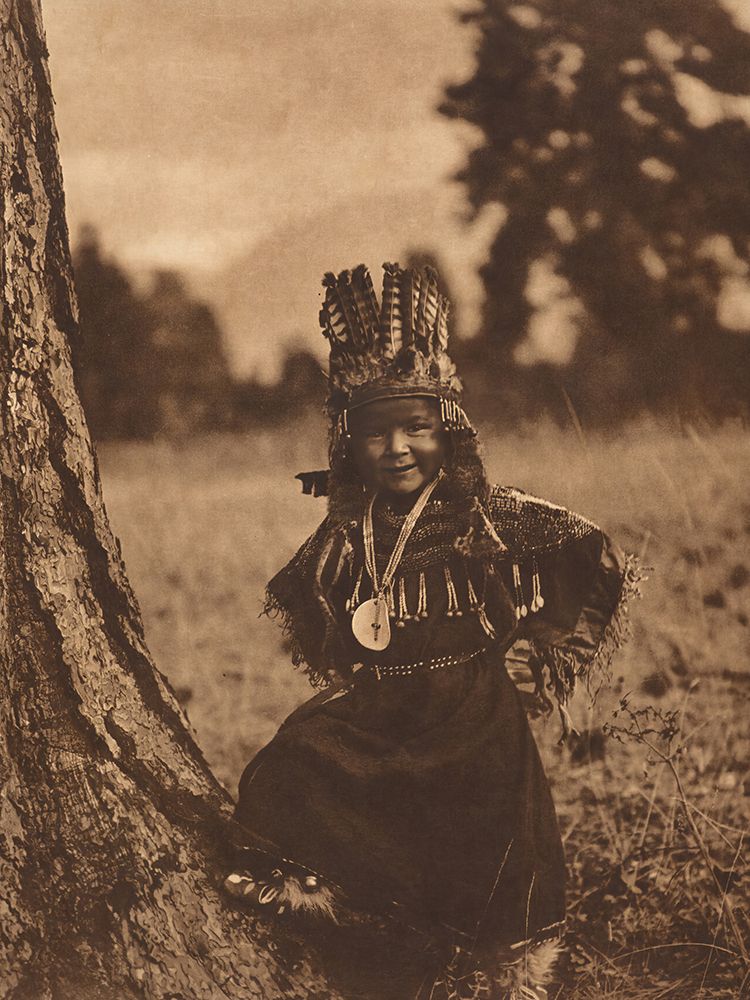 Flathead Childhood 1910 art print by Edward S. Curtis for $57.95 CAD