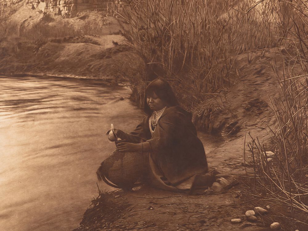 Getting Water - Havasupai 1903 art print by Edward S. Curtis for $57.95 CAD