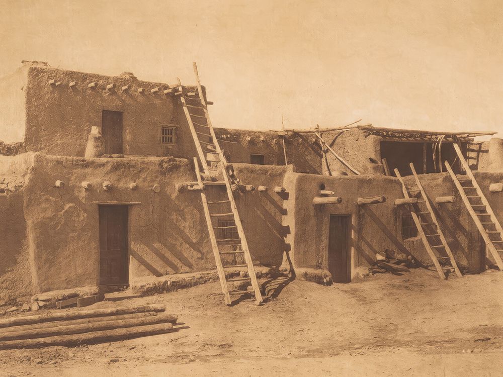 Jemez Architecture 1925 art print by Edward S. Curtis for $57.95 CAD