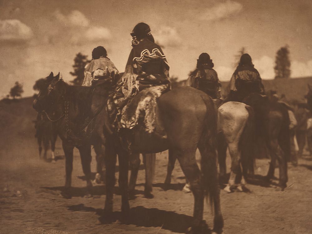 Jicarilla Women 1904 art print by Edward S. Curtis for $57.95 CAD