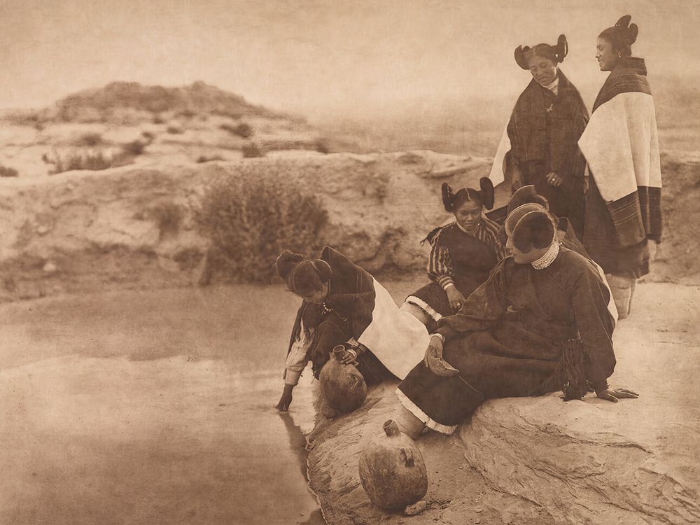 Loitering at the Spring 1921 art print by Edward S. Curtis for $57.95 CAD
