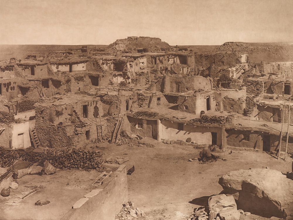 Mishongnovi 1900 art print by Edward S. Curtis for $57.95 CAD