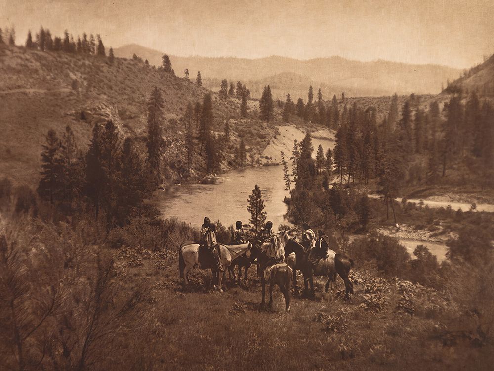 On Spokane River 1910 art print by Edward S. Curtis for $57.95 CAD