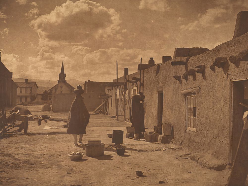 Street Scene at San Juan 1925 art print by Edward S. Curtis for $57.95 CAD