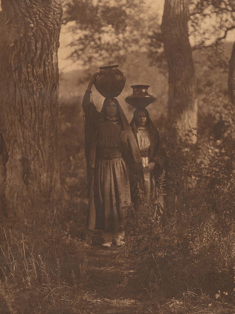 Taos Water Girls 1905 art print by Edward S. Curtis for $57.95 CAD