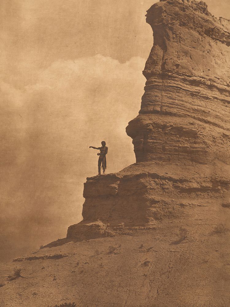The Offering - San Ildefonso 1925 art print by Edward S. Curtis for $57.95 CAD