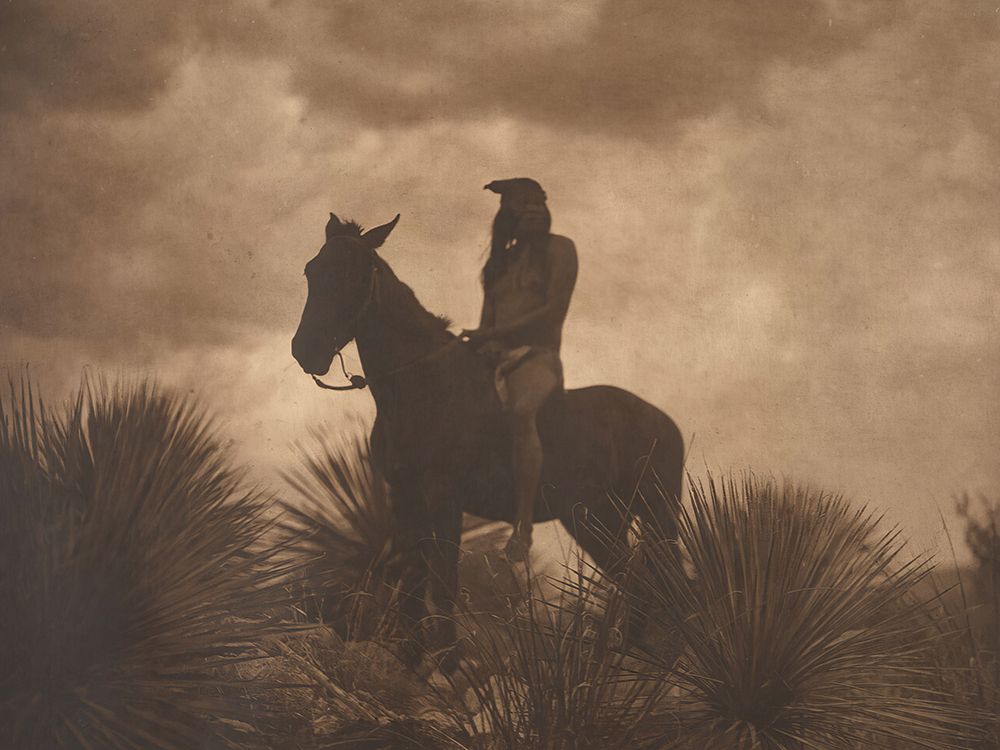 The Scout - Apache 1906 art print by Edward S. Curtis for $57.95 CAD