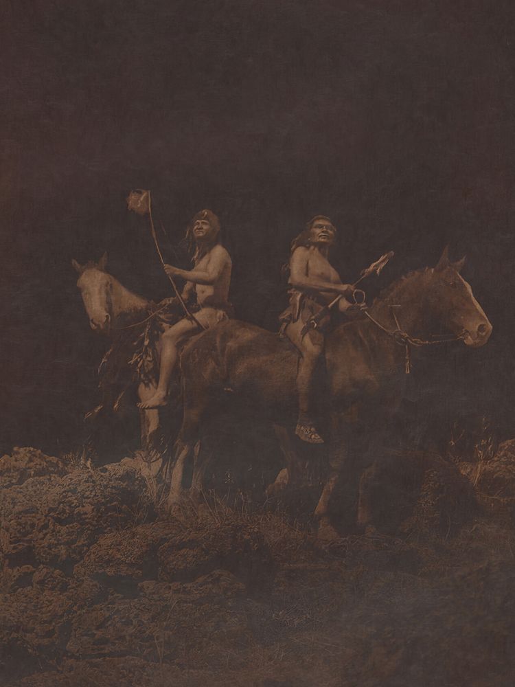 Watching for the Signal - Nez Perce 1910 art print by Edward S. Curtis for $57.95 CAD