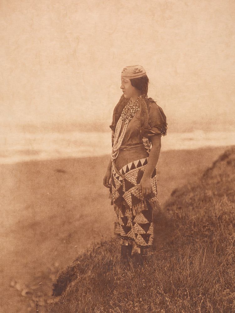 Womans Primitive Dress - Tolowa 1923 art print by Edward S. Curtis for $57.95 CAD
