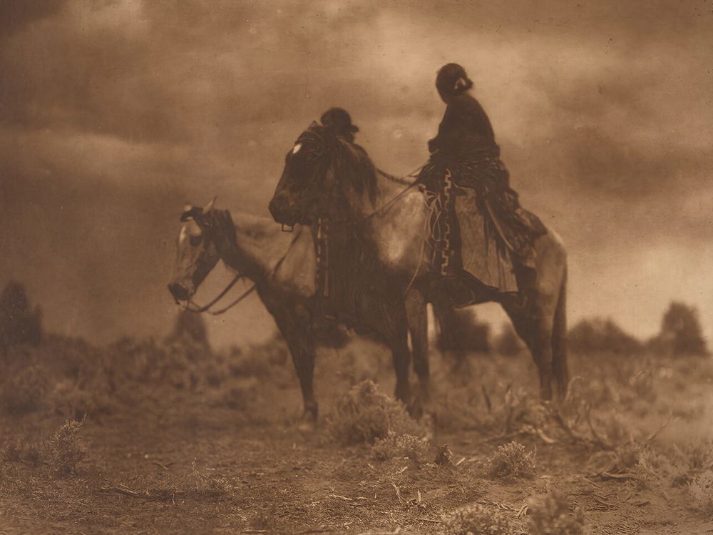 Women of the Desert - Navaho 1906 art print by Edward S. Curtis for $57.95 CAD