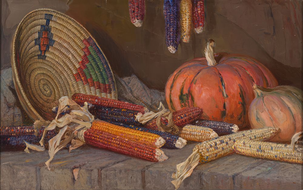 Harvest Still Life art print by Oscar Edmund Berninghaus for $57.95 CAD