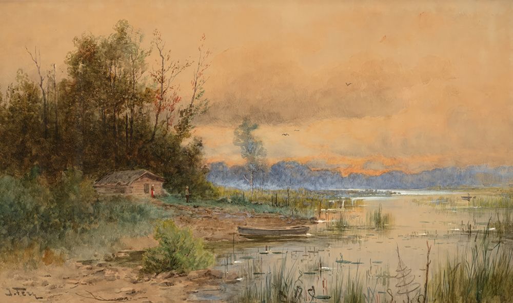 Jackson Lake Wyoming art print by John Fery for $57.95 CAD