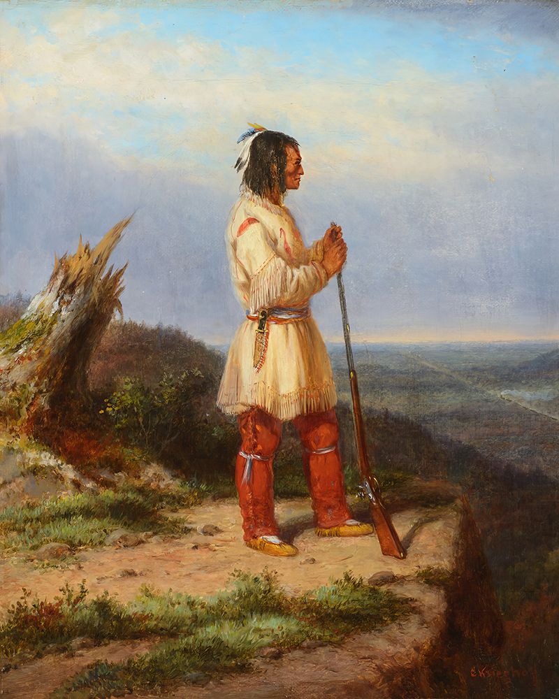 Looking into the Future art print by Cornelius David Krieghoff for $57.95 CAD