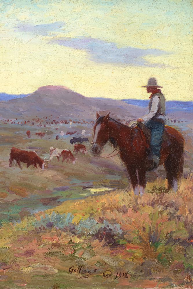 Waiting on the Herd art print by E William Gollings for $57.95 CAD