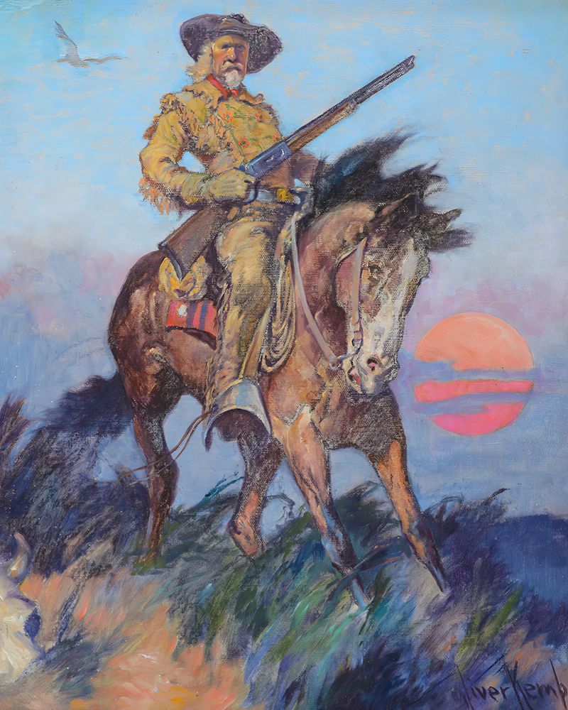 The Scout|Buffalo Bill art print by Oliver Kemp for $57.95 CAD