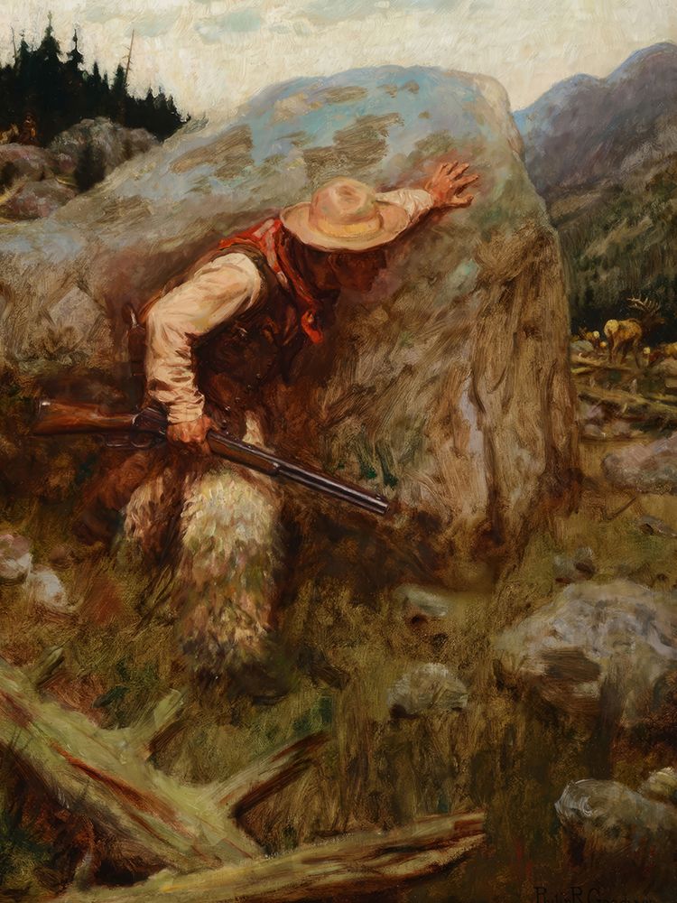 A Gun for the Man Who Knows art print by Philip R Goodwin for $57.95 CAD