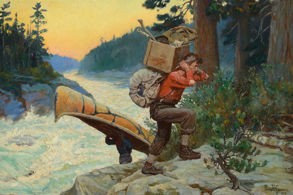 Cruisers Making Portage art print by Philip R Goodwin for $57.95 CAD