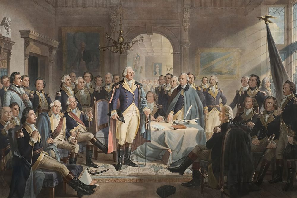 Washington and His Generals art print by Alexander Hay Ritchie for $57.95 CAD