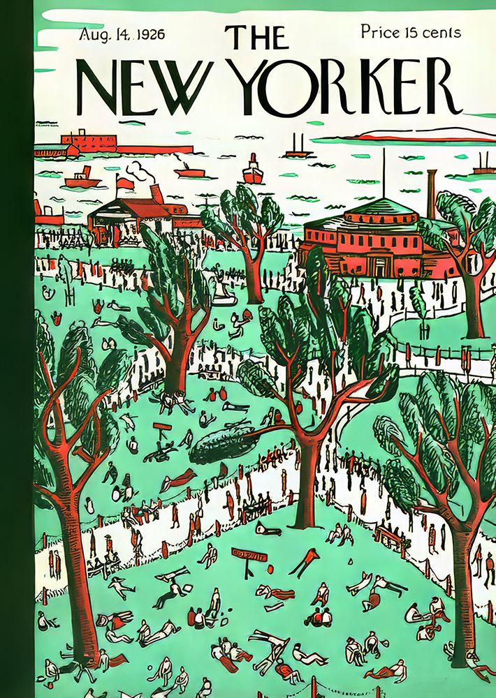 New York Magazine Cover|14 Aug 1926 art print by Vintage Magazine Cover for $57.95 CAD