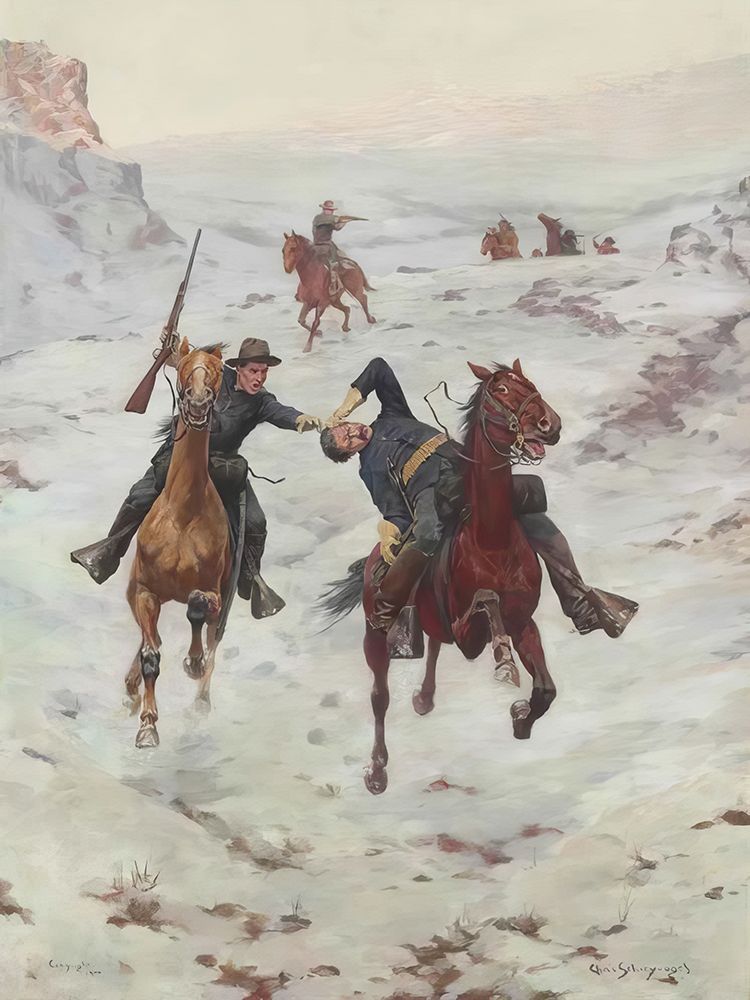 Dispatch Bearers 1900 art print by Charles Schreyvogel for $57.95 CAD