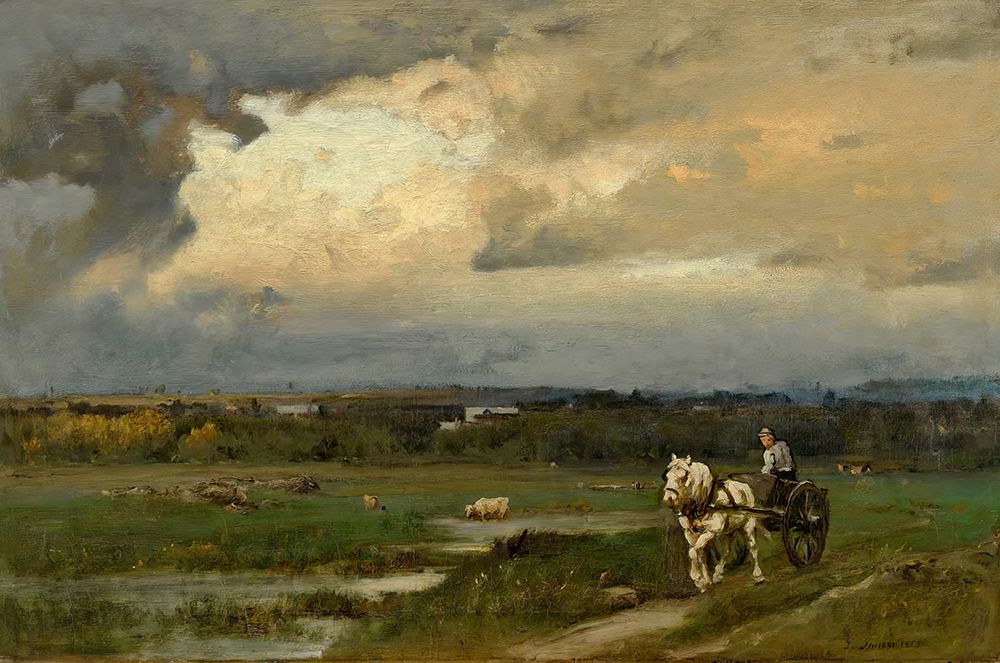 Hazy Morning art print by George Inness for $57.95 CAD