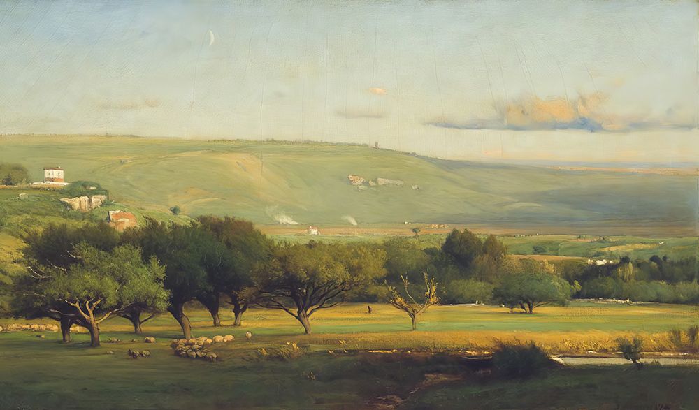 Italian Landscape art print by George Inness for $57.95 CAD