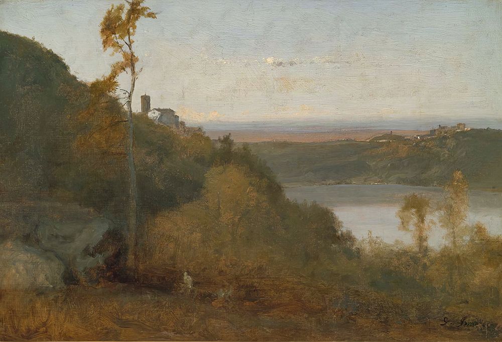 Lake Nemi art print by George Inness for $57.95 CAD