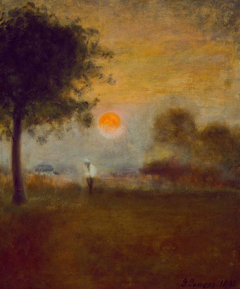 Moonrise art print by George Inness for $57.95 CAD